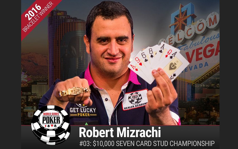 WSOP 2016: Роберт Мізрахі виграв четвертий браслет